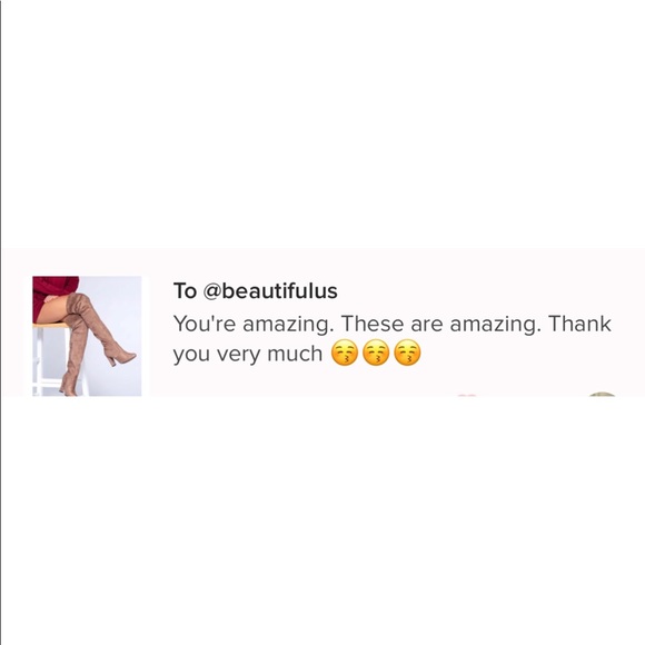 Tassel Back String Chunky Heel Over the Knee Boots - Picture 6 of 6